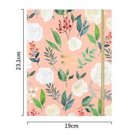 Custom Printed Wedding Guest Book Spiral Wedding Organizer Planner 7