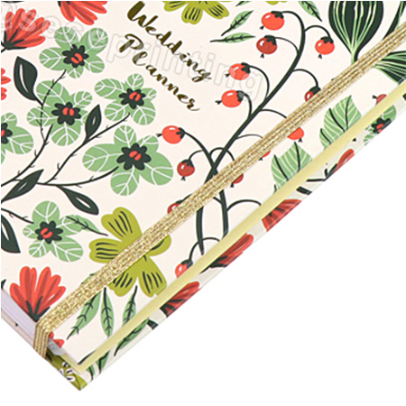 Custom Printed Wedding Guest Book Spiral Wedding Organizer Planner 10