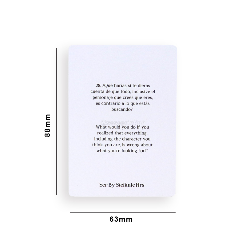 Card Game Custom Printing Couple Conversation Question Cards 7