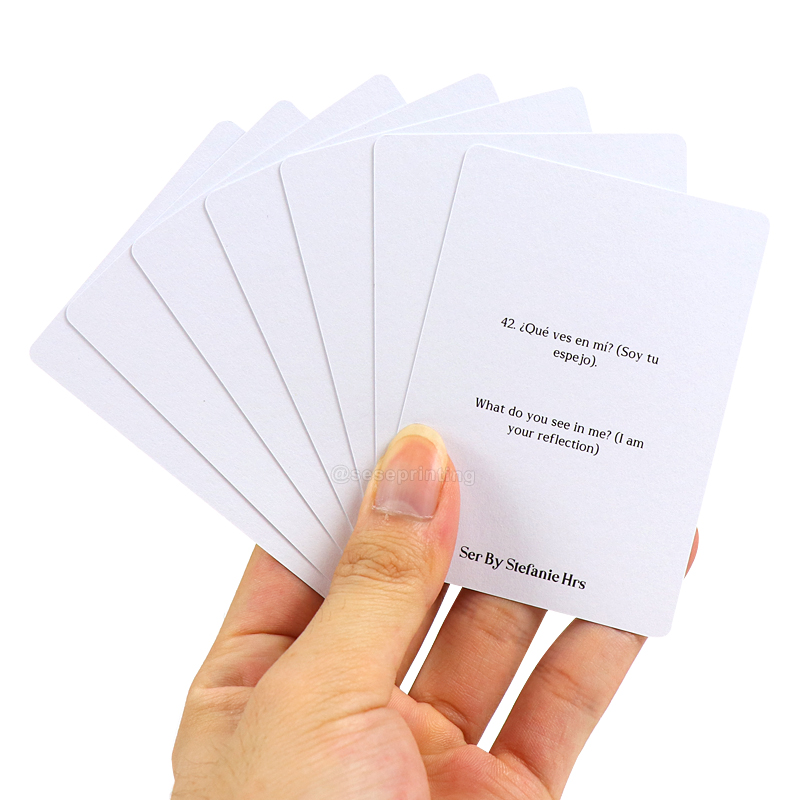 Card Game Custom Printing Couple Conversation Question Cards 9