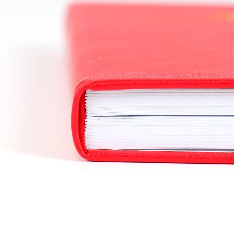 Leather Journal Hardcover Weekly Monthly Planners Custom Notebook 12