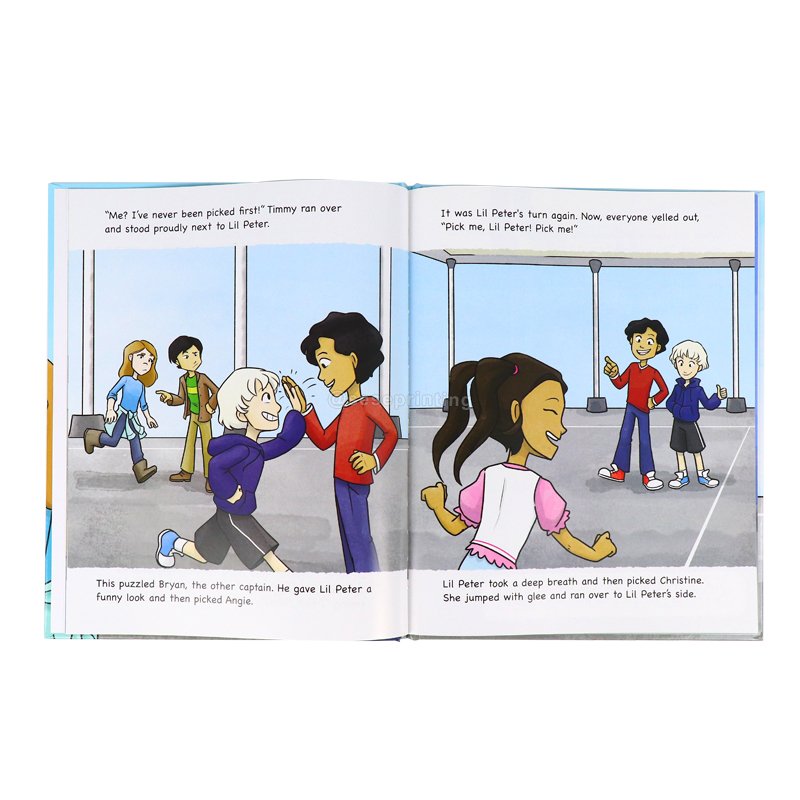 Printed Children's Books Custom Full Color Kids Illustration Book 7