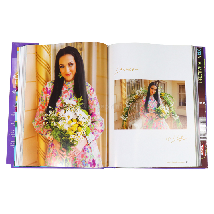 High Quality Custom Photo Hardcover Book Printing with Dust Jacket 7