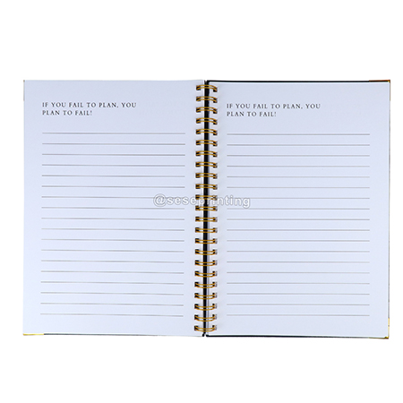 A5 Croc Leather Cover Planner Spiral Notebook Journal Printing 7