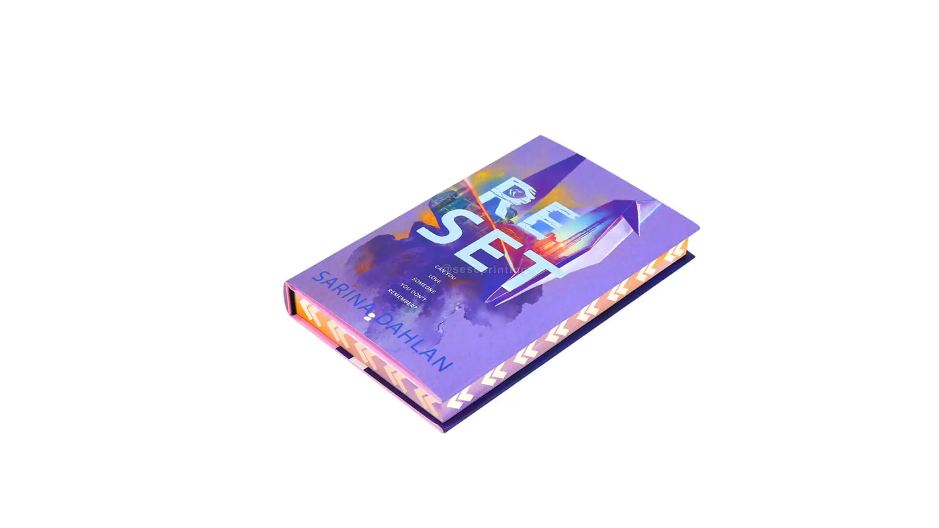 Embossed Foil Cover Book Printing Sprayed Edges and Dust Covers 1