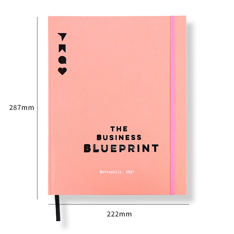 Custom Linen Cover Journal Notebook Printing Business Planner 6