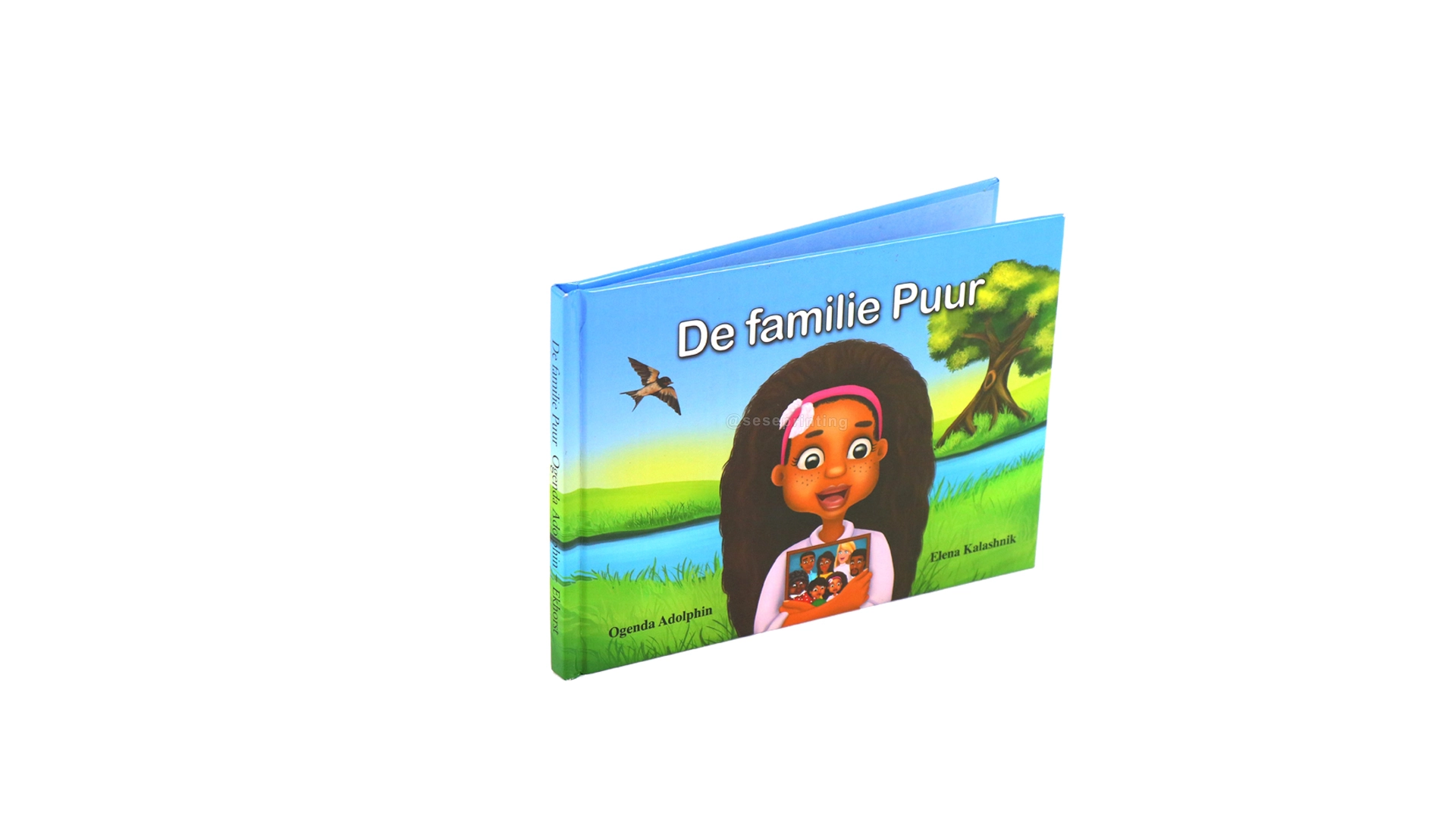Custom Book Printing Glossy Coated Paper Kid Illustration Book 1
