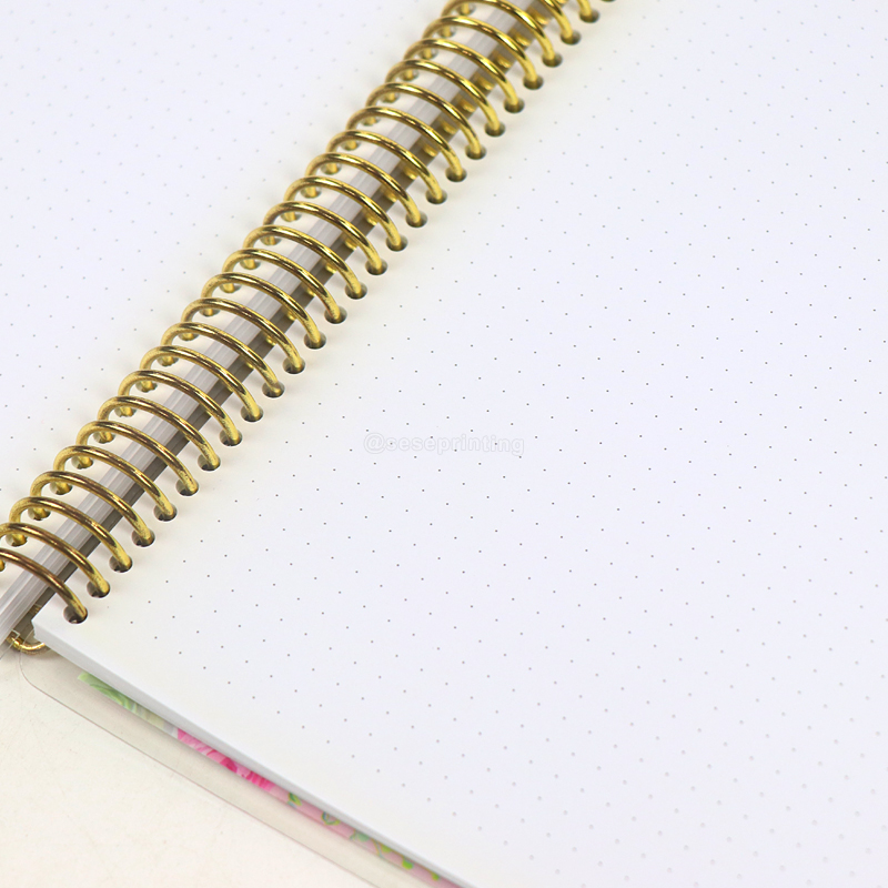 Custom Spiral Journal PVC Cover Planner Personalized Notebook 9
