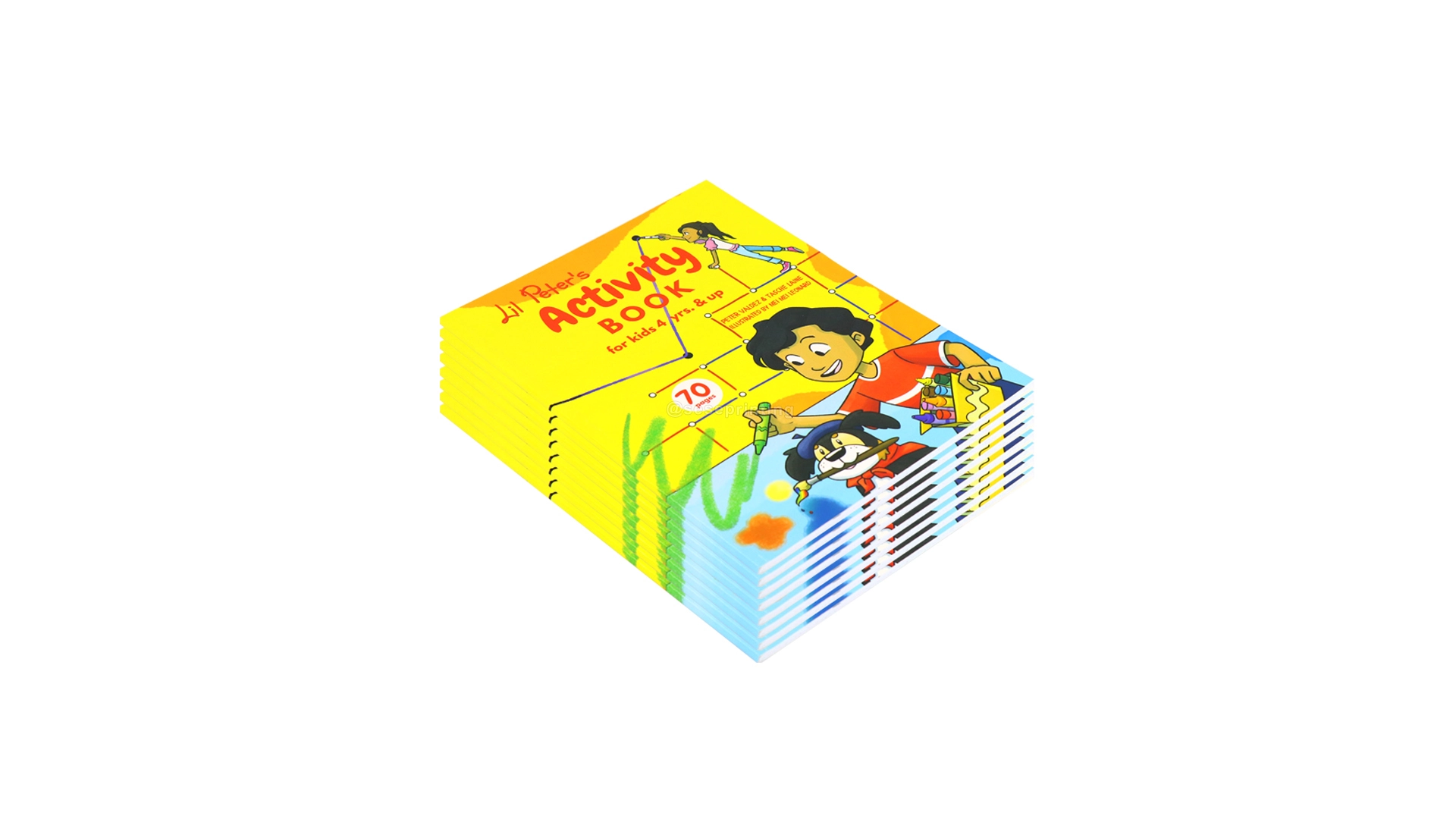 Custom Children Book Printing Paperback Coloring Book for Kids 1