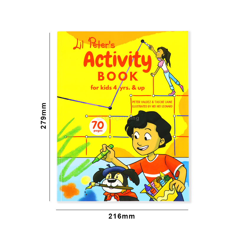 Custom Children Book Printing Paperback Coloring Book for Kids 6