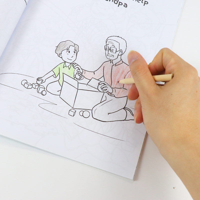 Custom Children Book Printing Paperback Coloring Book for Kids 8