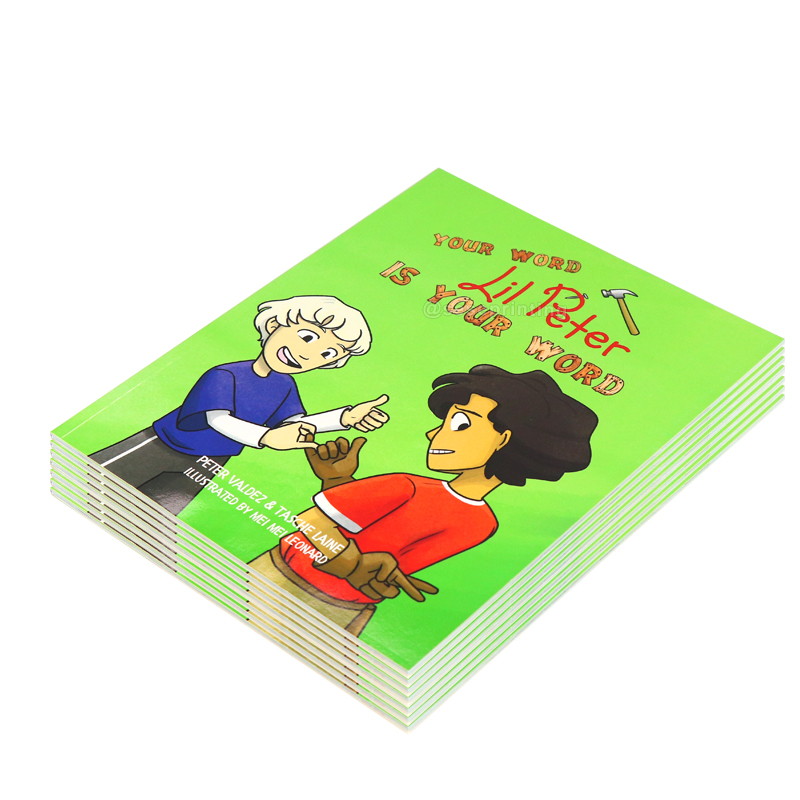 Custom Kid Paperback Picture Books Full Color Story Book Printing 8
