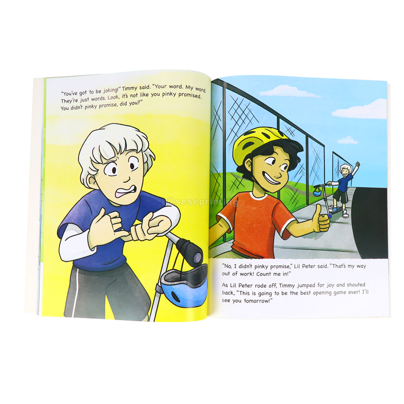 Custom Kid Paperback Picture Books Full Color Story Book Printing 7