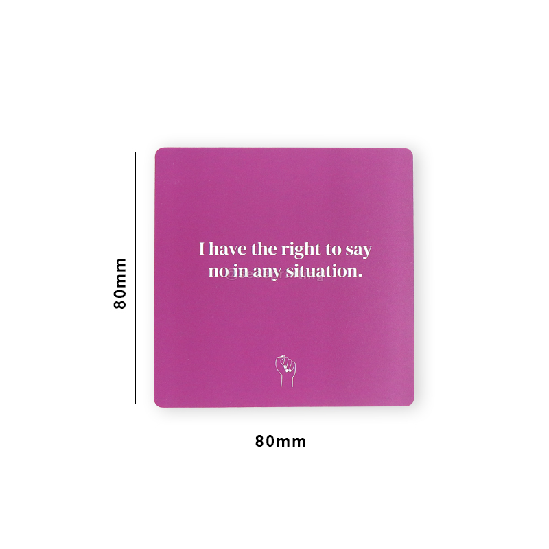 Customized Self Care Card Printing PVC Shower Affirmation Cards 7