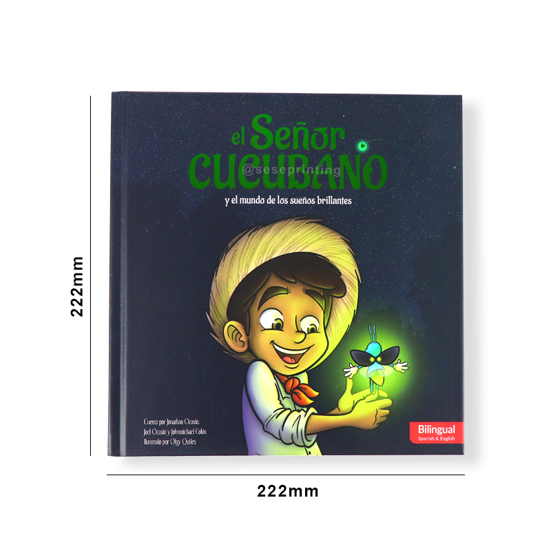 Custom Kid Book Printing Hardback Children Illustration Story Book 6