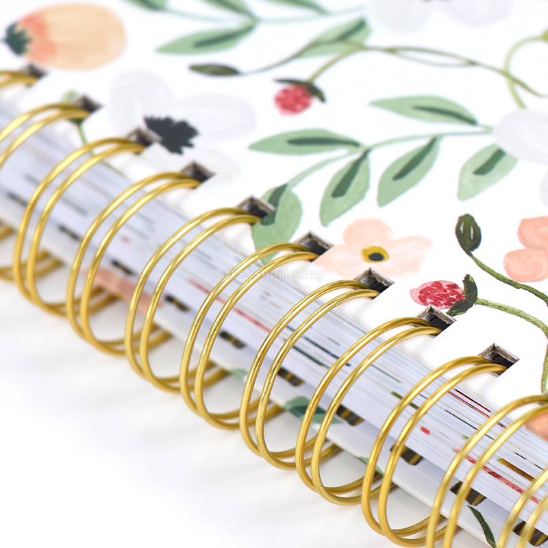 Daily Journal Custom A5 Hardcover Weekly Monthly Spiral Planner 10