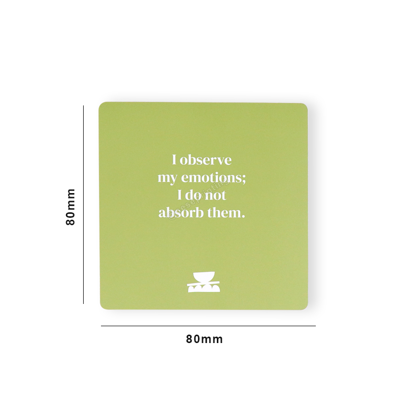 Custom Waterproof Positive Encourage Shower Affirmation Cards 6