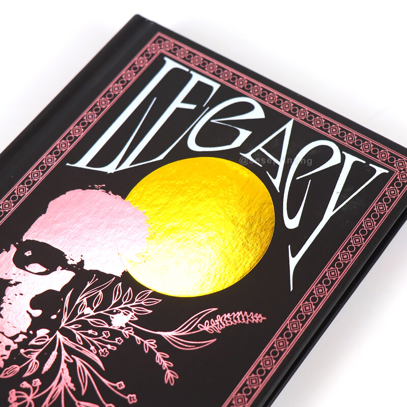 Custom Book Printing Company Hardcover Book with Stenciled Edges 8