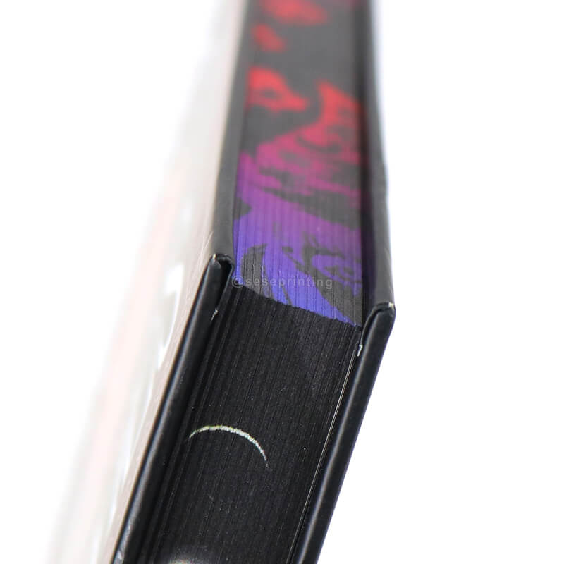 Custom Book Printing Company Hardcover Book with Stenciled Edges 9