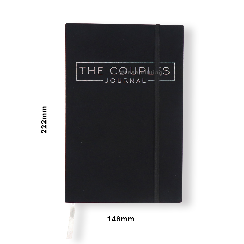 Custom Planner A5 Hardcover Cloth Cover Notebook Couple Journal 6