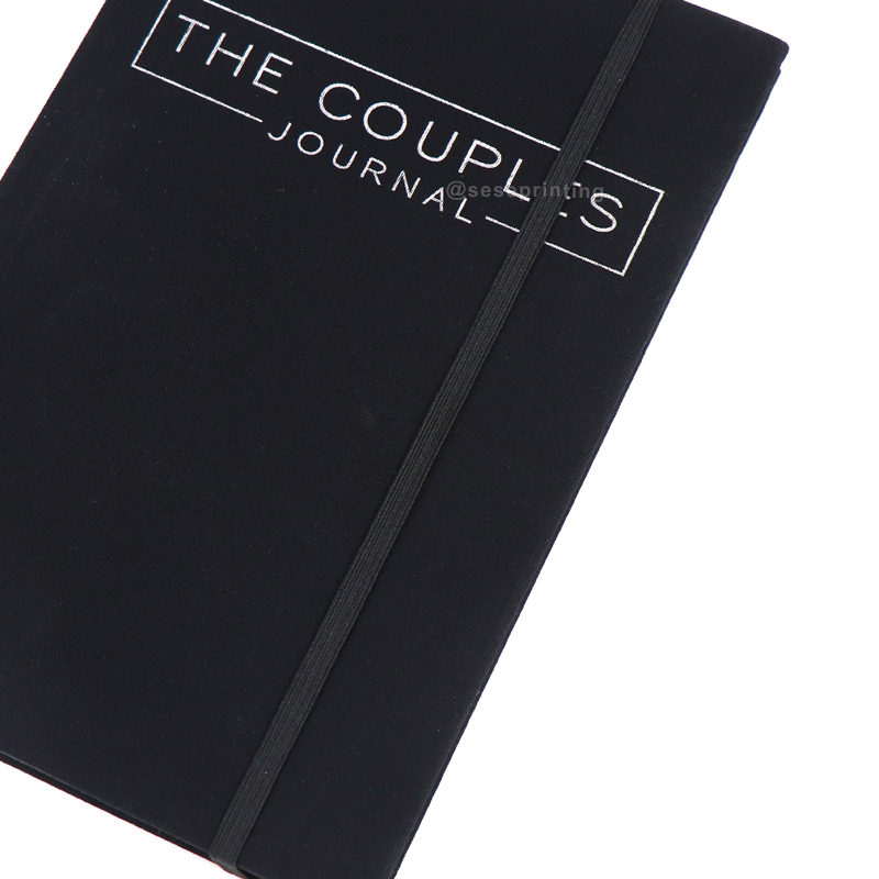 Custom Planner A5 Hardcover Cloth Cover Notebook Couple Journal 9