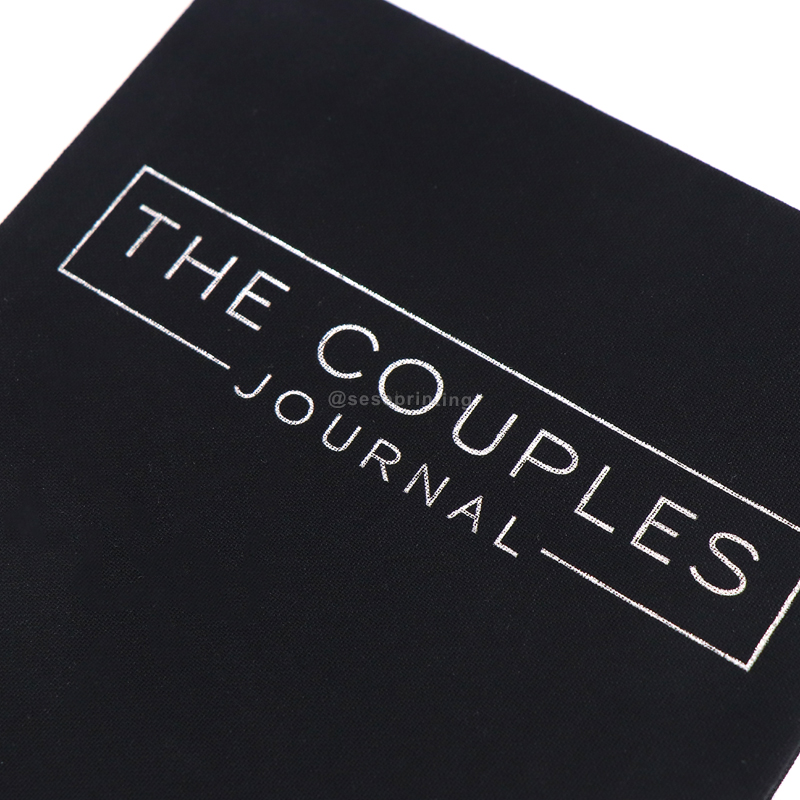 Custom Planner A5 Hardcover Cloth Cover Notebook Couple Journal 8