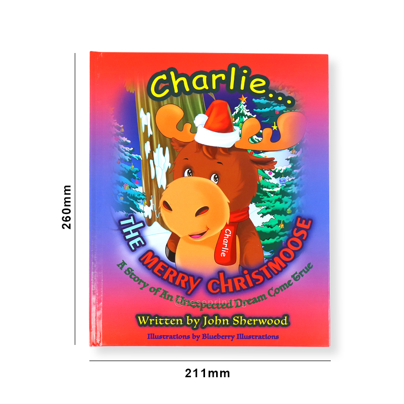 Hardcover Illustration Books Kids Christmas Story Books Printed 6