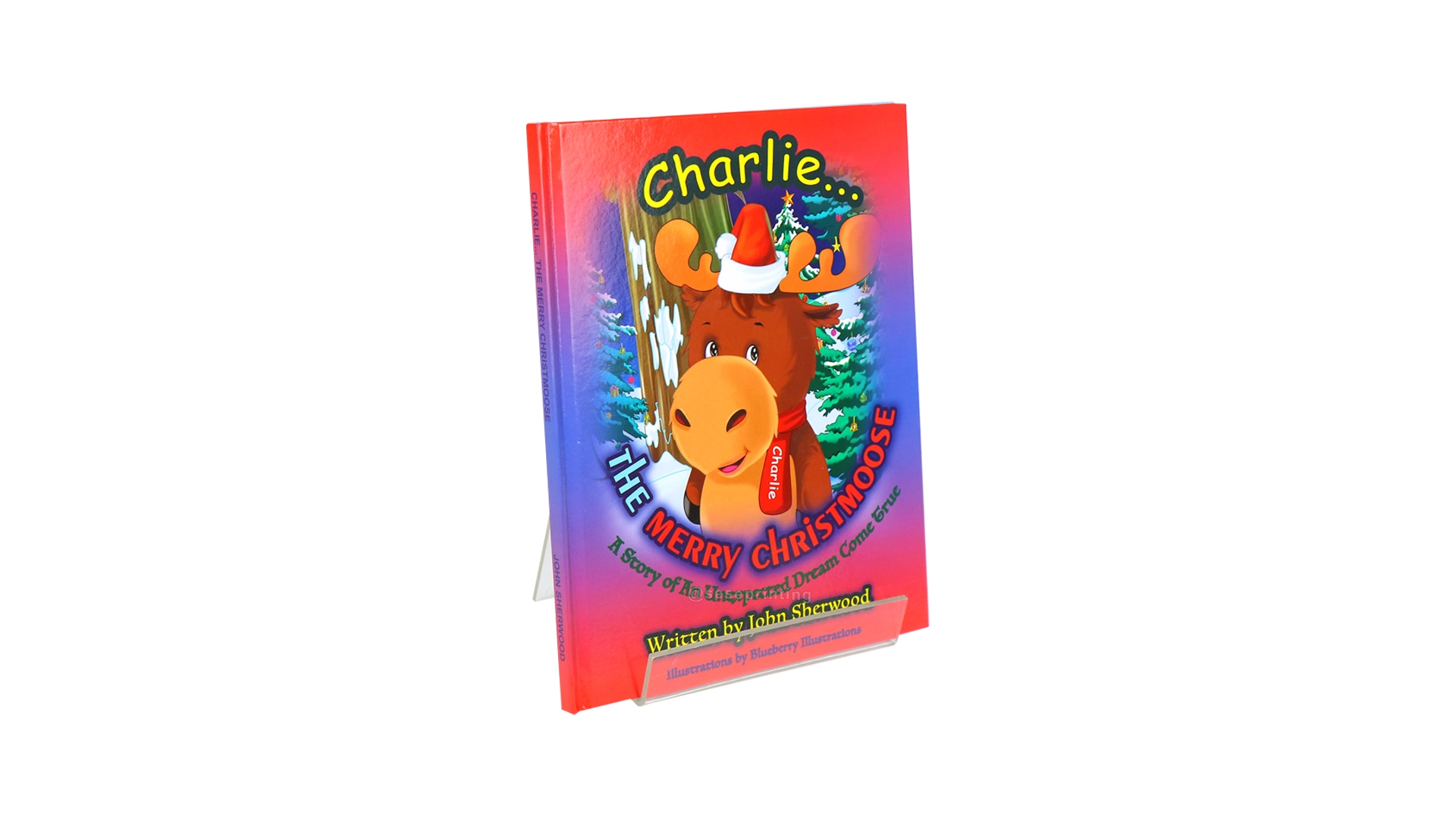 Hardcover Illustration Books Kids Christmas Story Books Printed 1