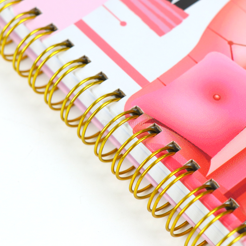 Planner and Journal Customized Hardcover Spiral Notebook Printed 9