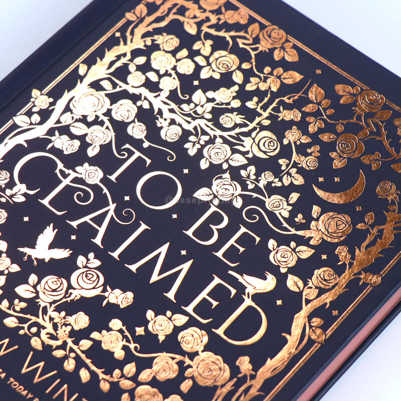 6x9 Foiled Hardback Book China Luxury Book Printing Sprayed Edges 8