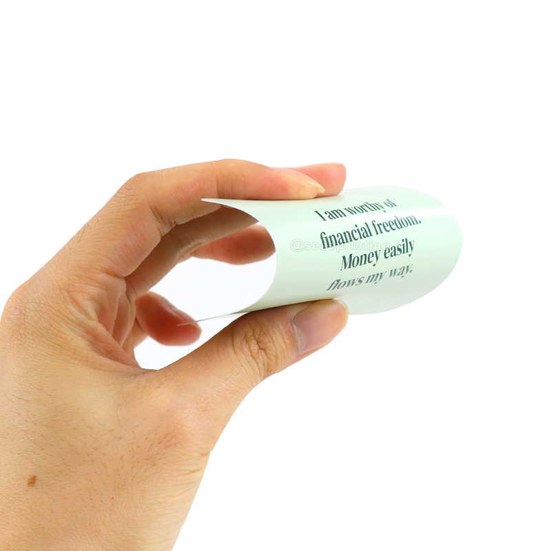 Custom Waterproof Daily Self Love Shower Affirmation Cards Printed 9