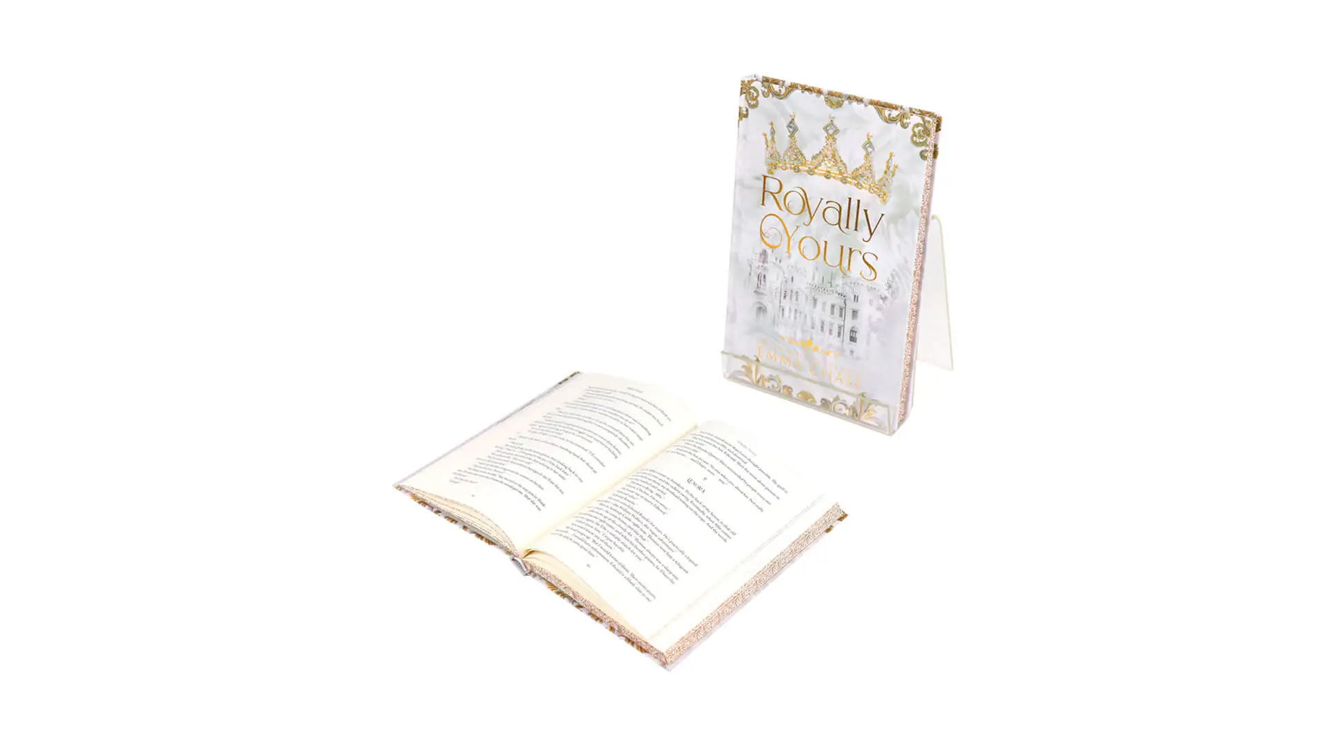 Custom Book Printing Gold Foil Hardcover Books with Stenciled Edges 1