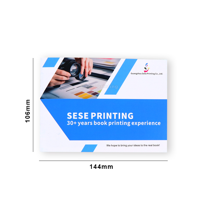 Custom Size Saddle Stitching Brochures Catalog Magazine Printing 6