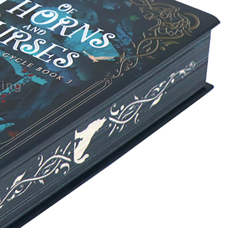 Publishing Hardcover Books Printed Sprayed Edge and Dust Jacket 9