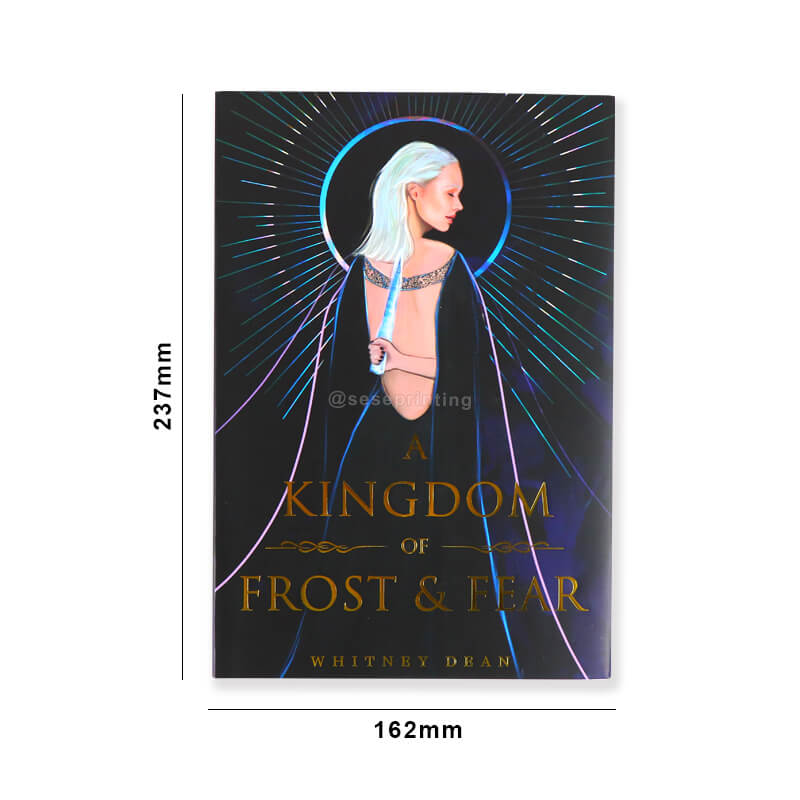 Hardcover Book Printing Silver Foiled Edges and Dust Jackets 6