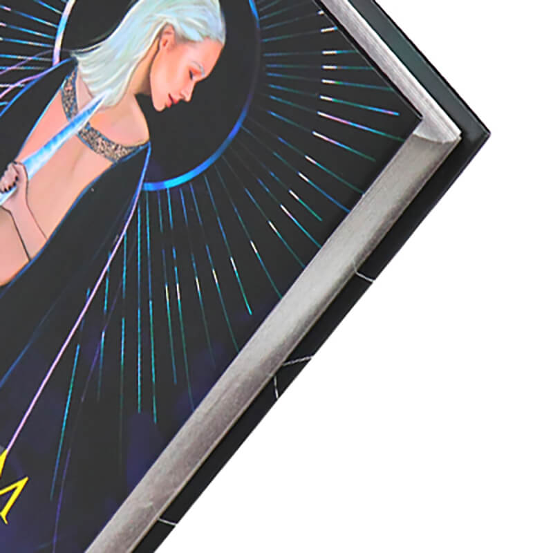 Hardcover Book Printing Silver Foiled Edges and Dust Jackets 10