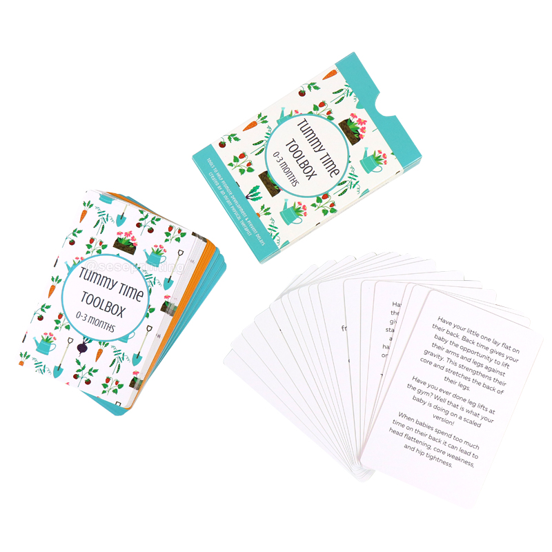 Infancy Learning Education Card Game Custom Flashcards Printing 8