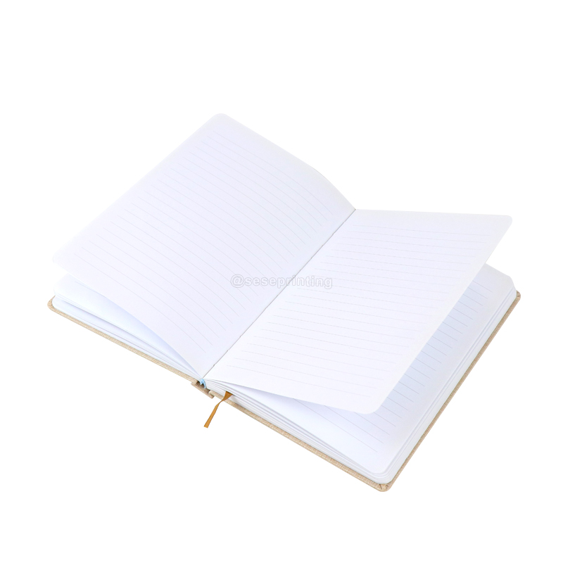 Custom Cloth Notebooks Hardcover Diary Linen Journal Printing 7