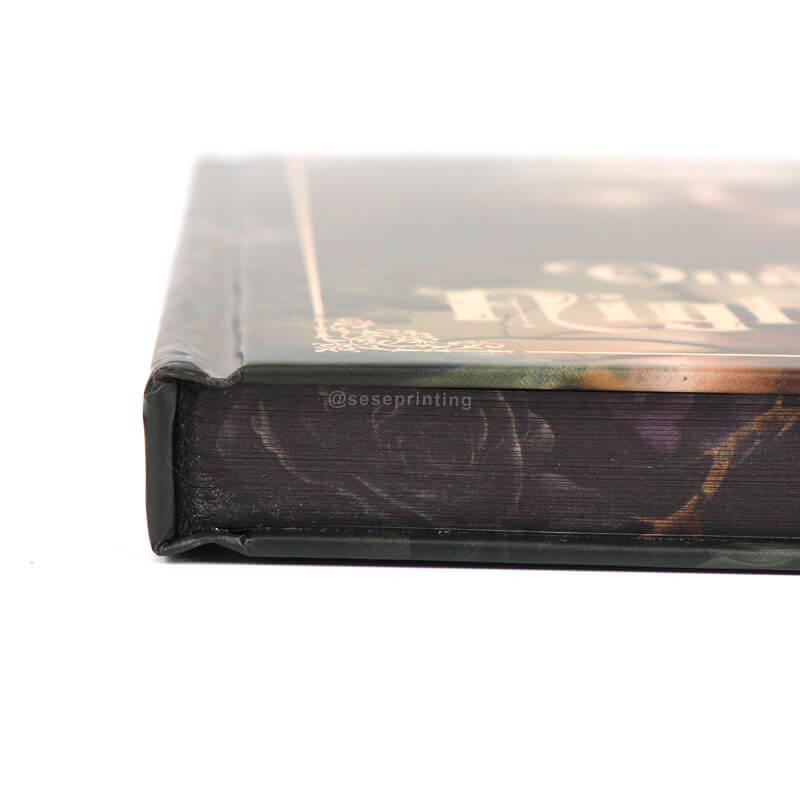 Dark Edition Book Publishing Hardcover Book Printing Sprayed Edges 10