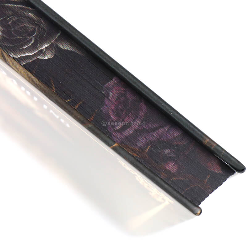 Dark Edition Book Publishing Hardcover Book Printing Sprayed Edges 9