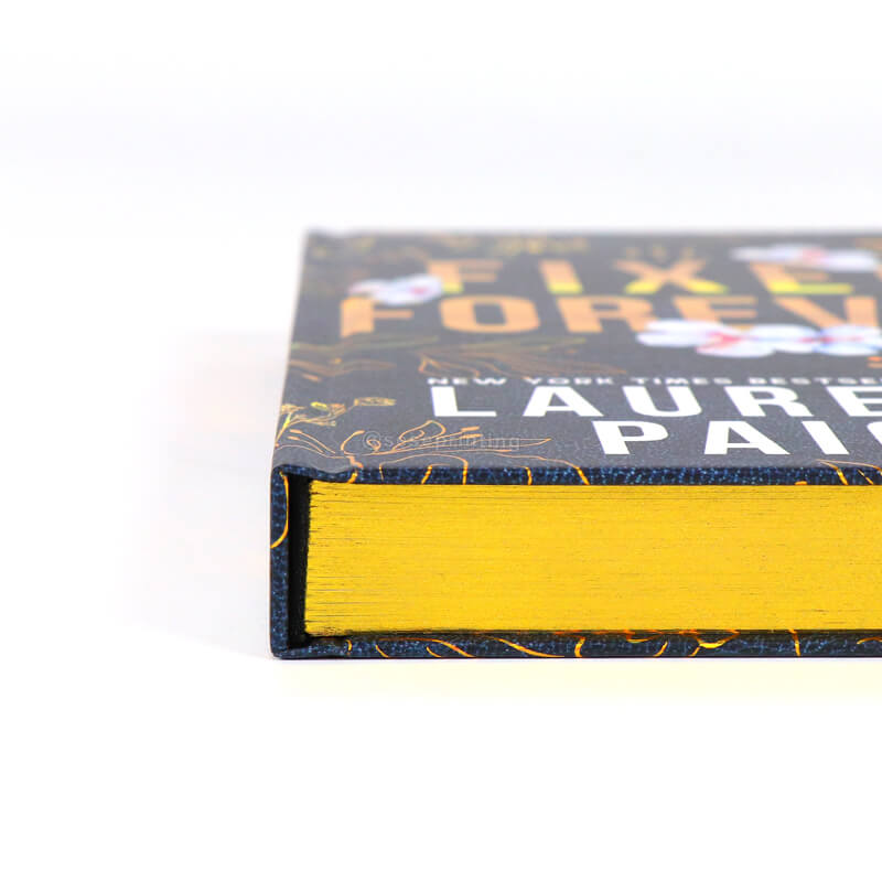 Making Book Printing Foiled Spine Hardback Sprayed Edges Book 10