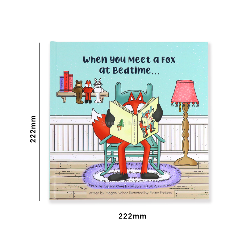 Custom Bedtime Story Book Hardcover Children Book Printing Service 6