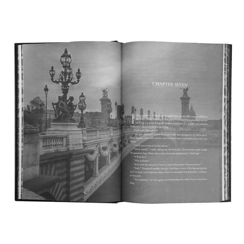 Publishing Your Book Printing Hardback Book with Stenciled Edges 7