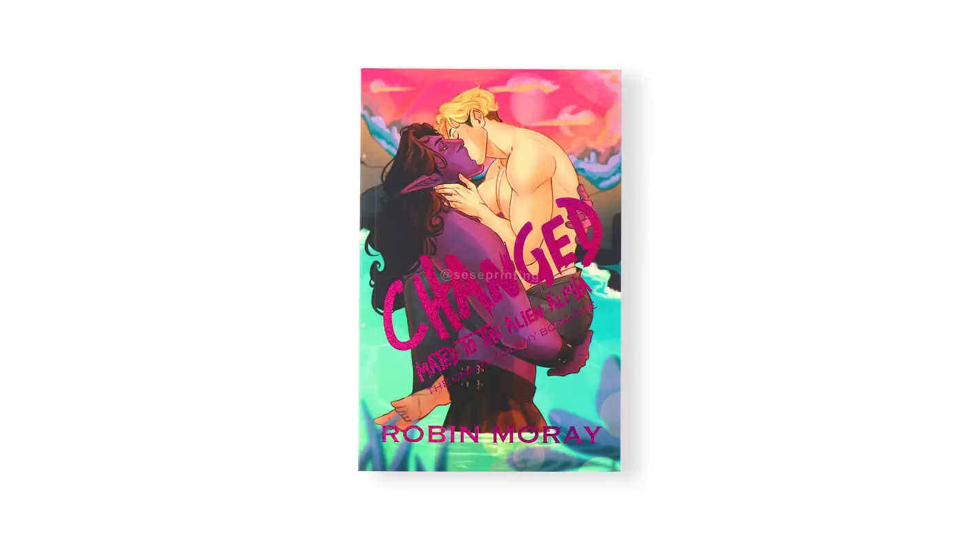 Paperback Books Printed with the Foil Cover and Sprayed Edges 1