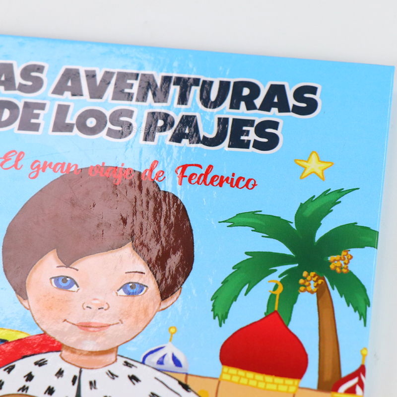 Custom Hardcover Children Story Book Print Kid Illustration Book 8