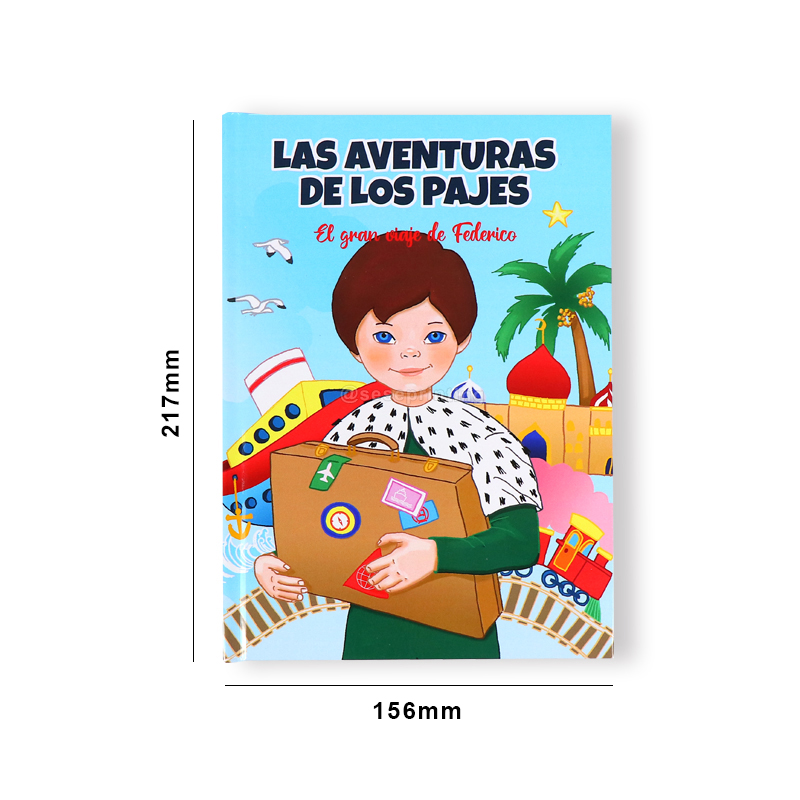 Custom Hardcover Children Story Book Print Kid Illustration Book 6