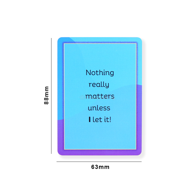 Create Your Own Affirmation Cards Print Playing Card Game Custom 7