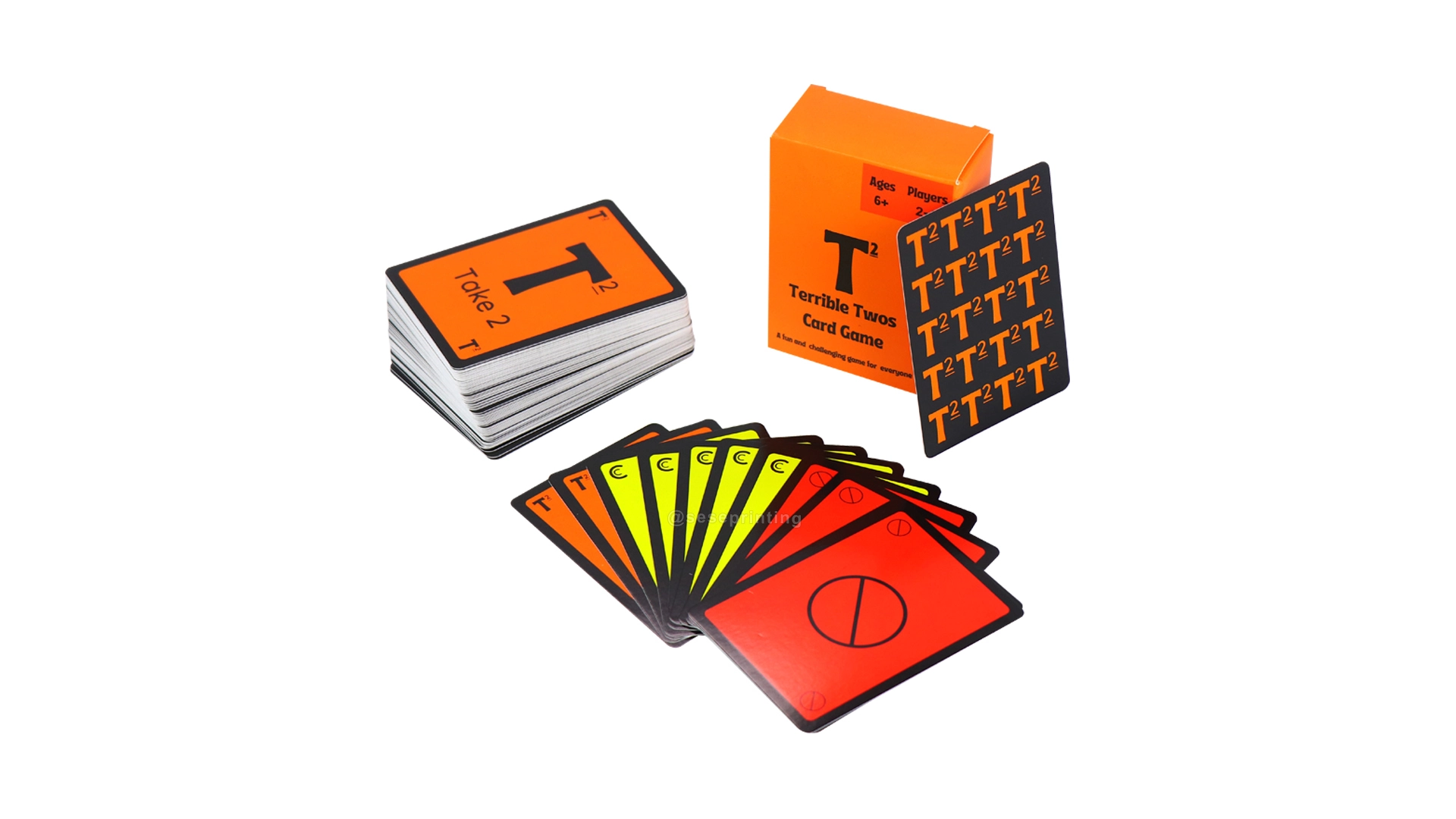 Terrible Twos Game Cards Custom Printing Challenge Playing Card 1