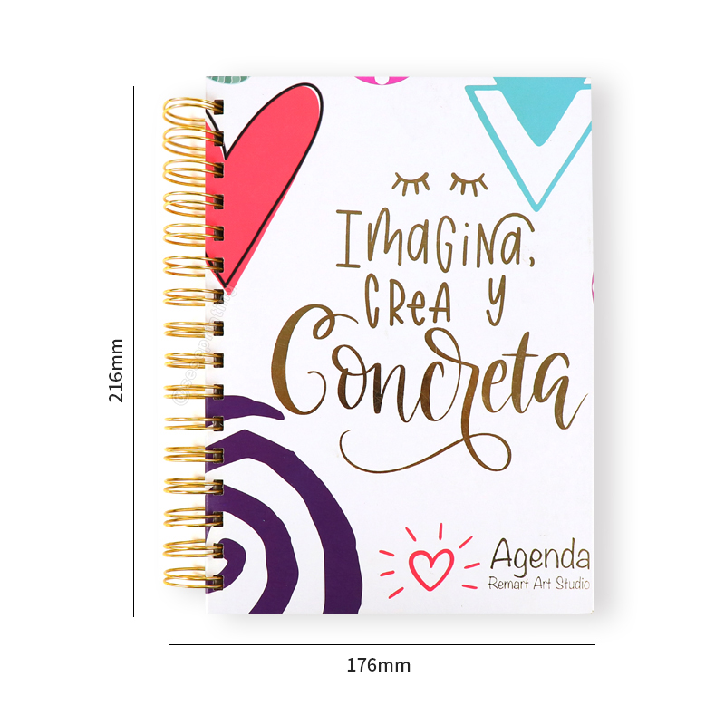 Spiral Journal Custom Printing Notebook Daily Agenda Planner 6
