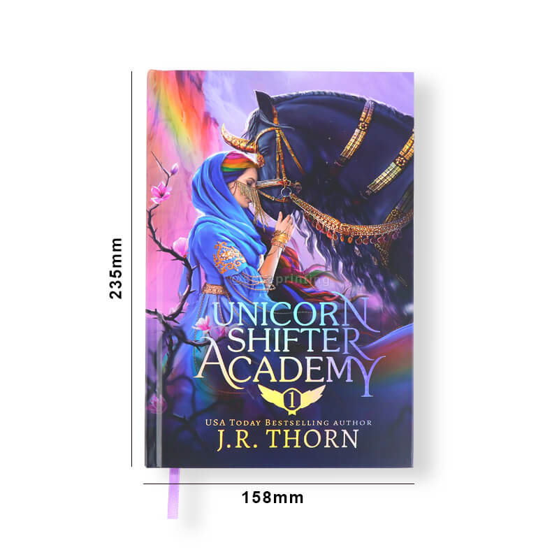 Full Color Printing Hardcover Book with Gradient Sprayed Edges 6